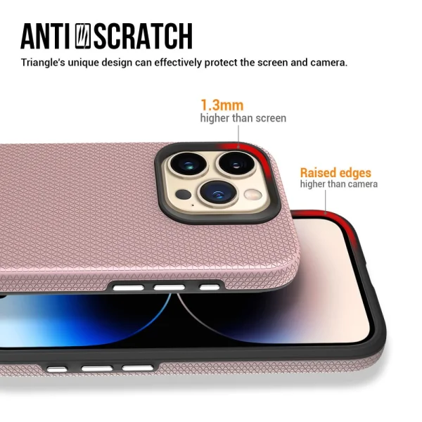 Shockproof Case Liquid Air MagSF for iPhone 16 Pro Max, Pink 4