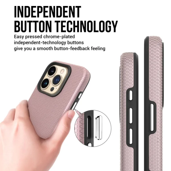 Shockproof Case Liquid Air MagSF for iPhone 16 Pro Max, Pink 2