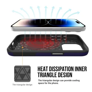 Shockproof Case Liquid Air MagSF for iPhone 16 Pro Max, Purple 5