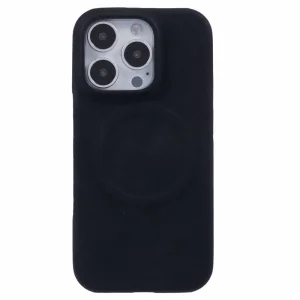 Shockproof case Leather Touch MagSF for iPhone 16 Pro, Black 3