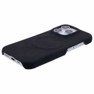 Shockproof case Leather Touch MagSF for iPhone 16 Pro, Black 6