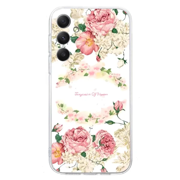 Силиконов калъф за Samsung Galaxy S24 FE, Цветя 2