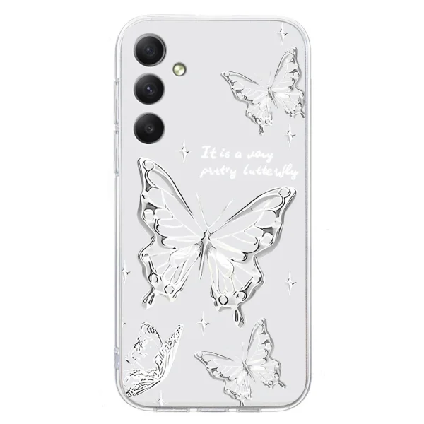 Silicone case for Samsung Galaxy S24 FE, Butterfly 2