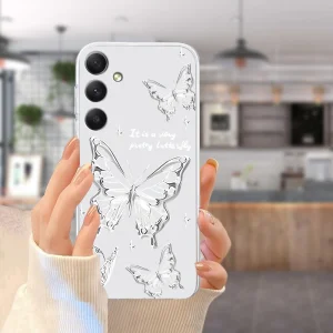 Silicone case for Samsung Galaxy S24 FE, Butterfly 5