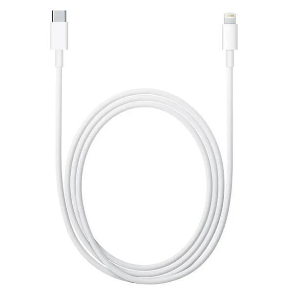 Cable APPLE MX0K2ZMA, Lightning to Type-C, Bulk, White 2