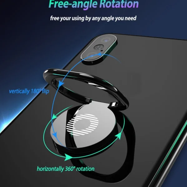 Държач за телефон Bracket Stand Ring Holder, Черен 3