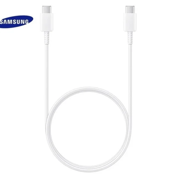 Cable Samsung EP-DA705BWE, Type-C to Type-C, White (Bulk) 3