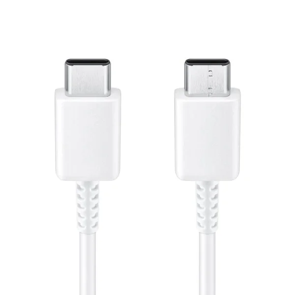 Cable Samsung EP-DA705BWE, Type-C to Type-C, White (Bulk) 1
