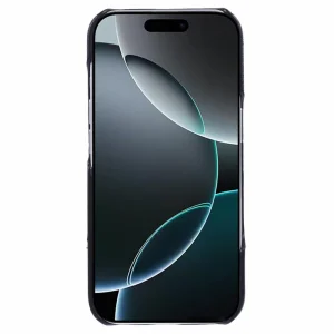 Удароустойчив калъф Lesther Splicing за iPhone 16 Pro Max, Черен 3