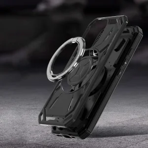 Shockproof case Big Ring Holder for iPhone 16, Black 3