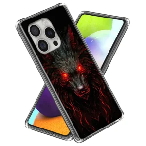 Силиконов калъф за iPhone 16 Pro, Вълк