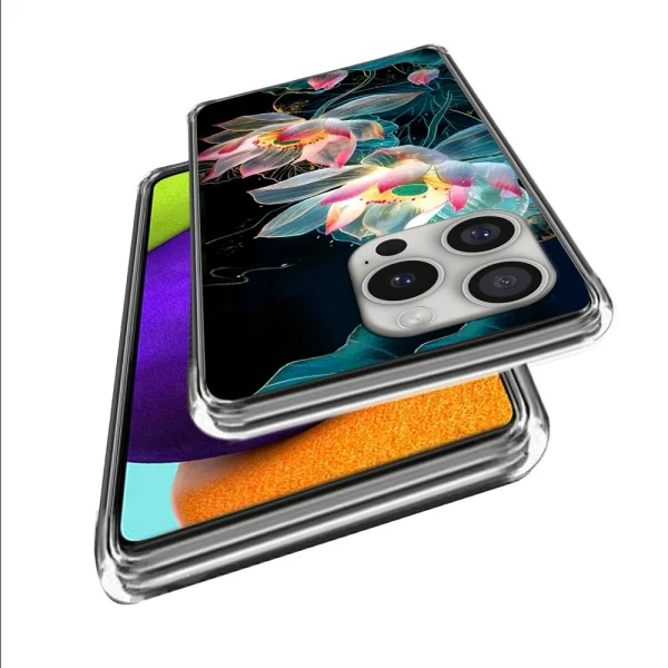 Силиконов калъф за iPhone 16 Pro, Цветя 2
