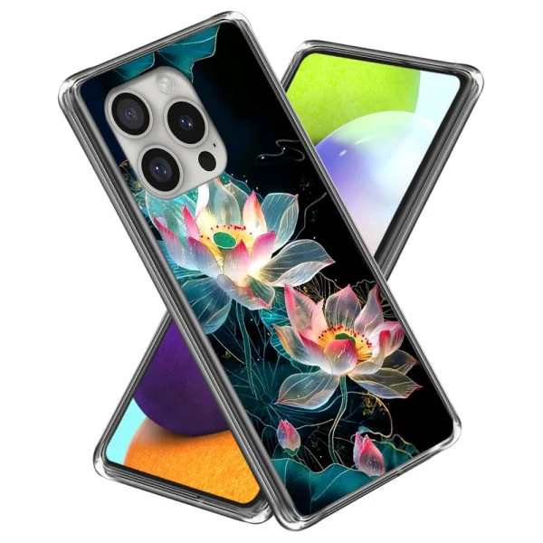 Силиконов калъф за iPhone 16 Pro, Цветя 1