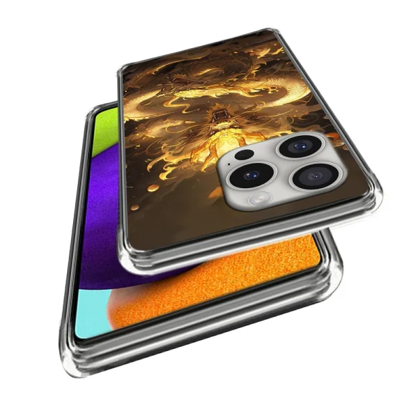 Силиконов калъф за iPhone 16 Pro, Дракон 2