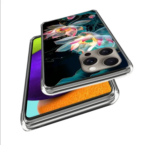 Силиконов калъф за iPhone 16 Pro Max, Цветя 2