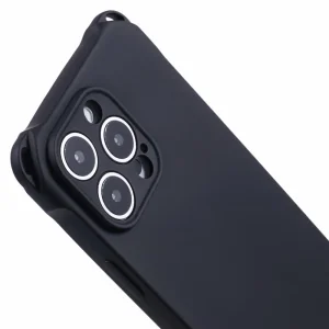 Силиконов калъф Corners Fall за iPhone 16 Pro, Черен 5