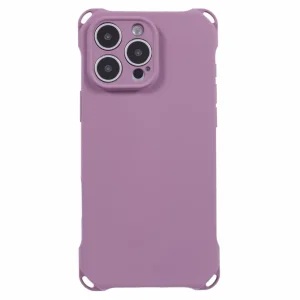 Four Corners Fall Silicone Case for iPhone 16 Pro, Purple 3
