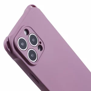 Four Corners Fall Silicone Case for iPhone 16 Pro, Purple 5