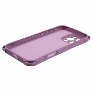 Four Corners Fall Silicone Case for iPhone 16 Pro, Purple 4