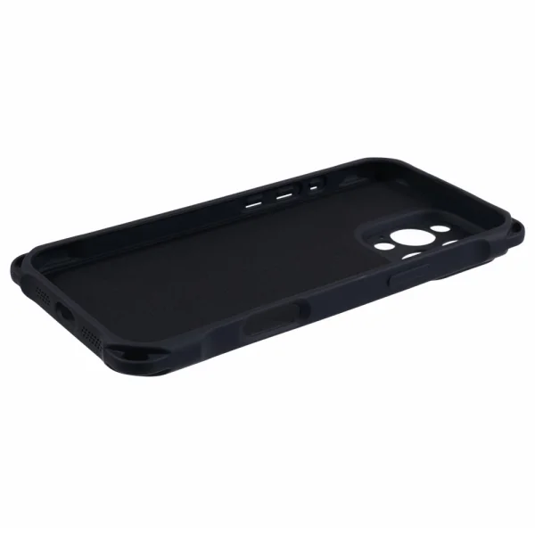 Silicone case Corners Fall for iPhone 16 Pro Max, Black 4