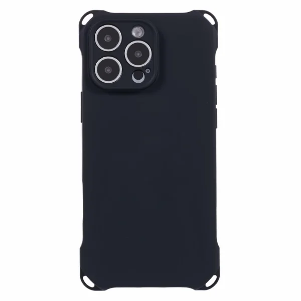 Silicone case Corners Fall for iPhone 16 Pro Max, Black 3