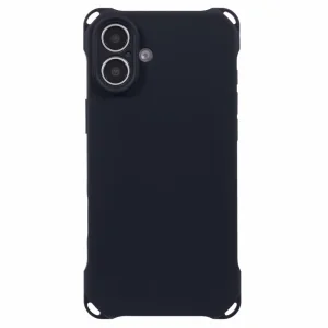 Силиконов калъф Corners Fall за iPhone 16, Черен 3