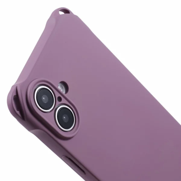 Силиконов калъф Corners Fall за iPhone 16, Лилав 5