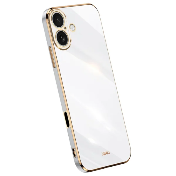 XINLI Silicone Case for XINLI for iPhone 16, White 4