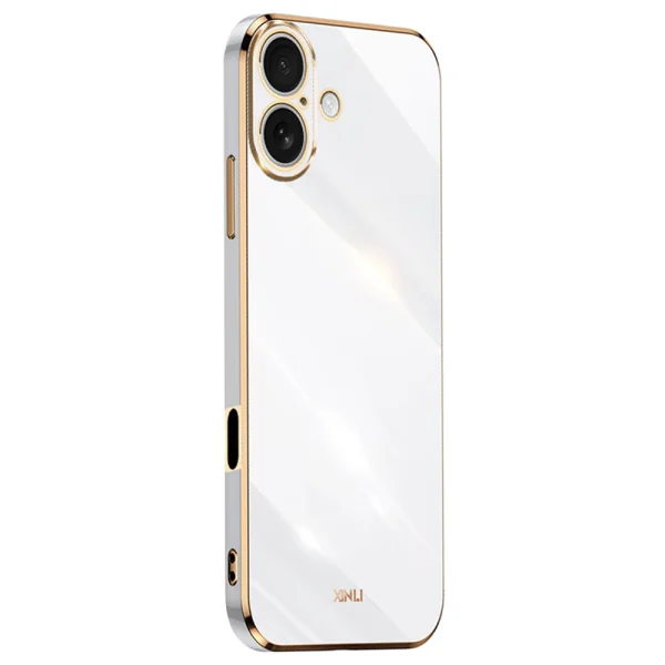 XINLI Silicone Case for XINLI for iPhone 16, White 1