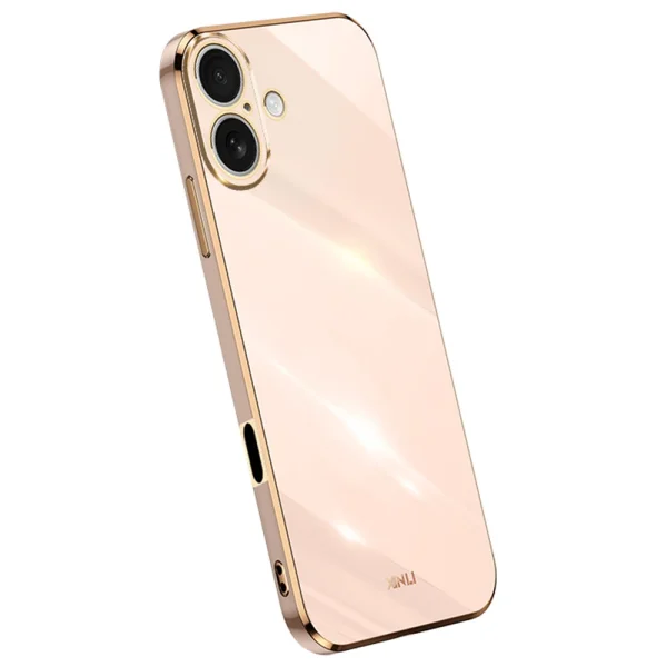 XINLI Silicone Case for iPhone 16, Pink 4