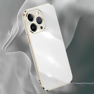 Силиконов калъф XINLI за iPhone 16 Pro, Бял 3