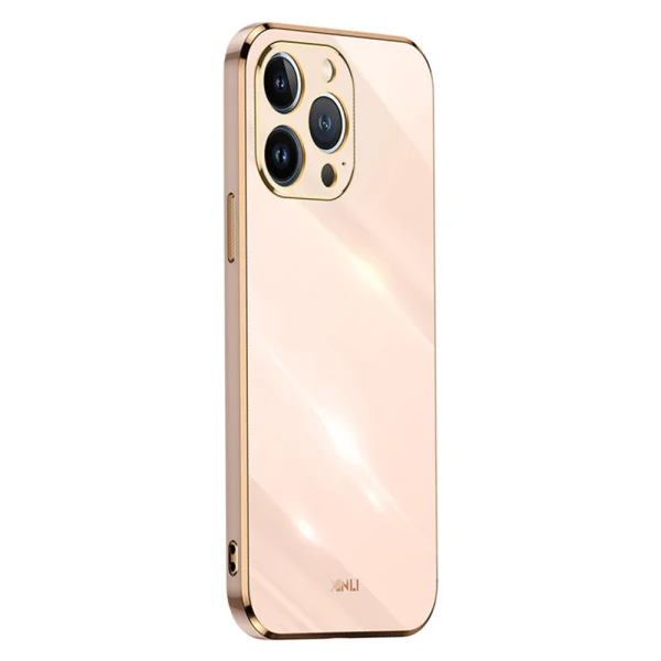 Silicone case XINLI for iPhone 16 Pro Max, Pink 1