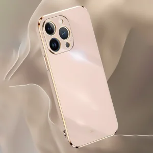 Silicone case XINLI for iPhone 16 Pro Max, Pink 3