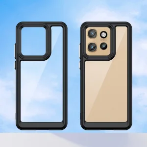 Удароустойчив калъф Acrylic за Motorola Edge 50 Neo 5G, Черен 5