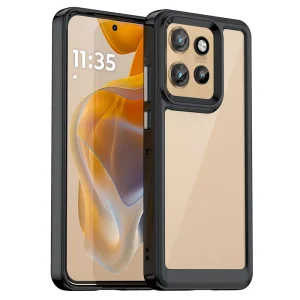 Удароустойчив калъф Acrylic за Motorola Edge 50 Neo 5G, Черен