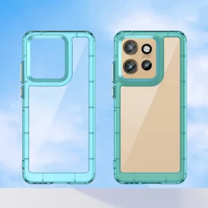 Удароустойчив калъф Acrylic за Motorola Edge 50 Neo 5G, Син 5