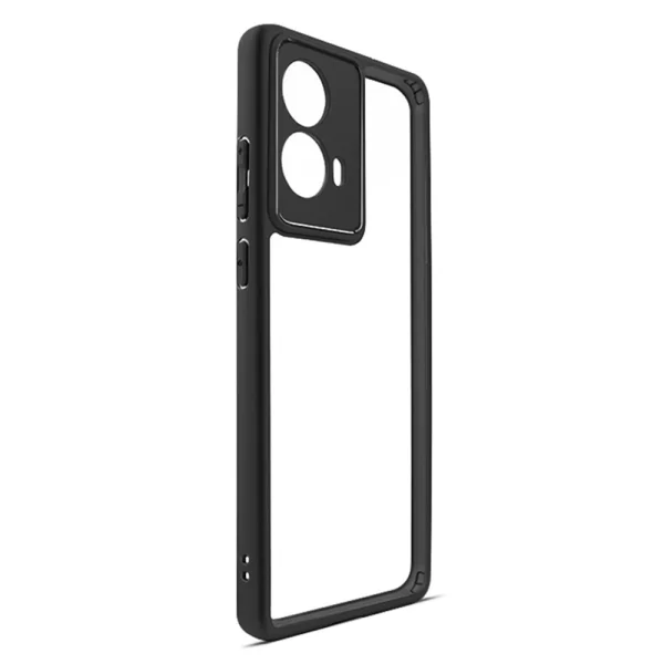 Shockproof Acrylic Case for Motorola Moto G85 5G, Black 3