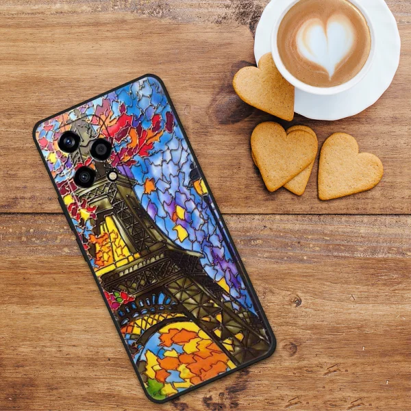 Silicone case for Honor 200 Lite, Eiffel Tower 2