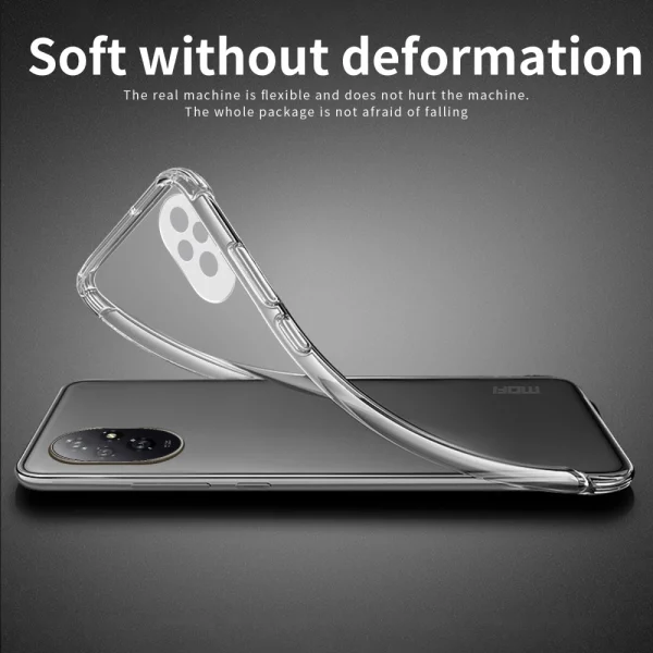Силиконов калъф MOFI за Honor 200 5G, Прозрачен 3