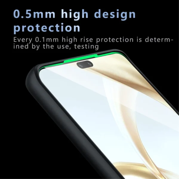Shockproof Matte case for Honor 200 5G, Black 6