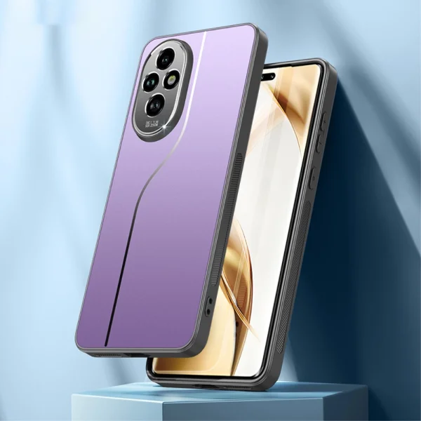 Drop Proof Metal shockproof case for Honor 200 5G, Purple 2