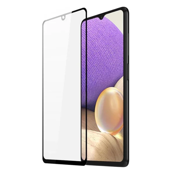Стъклен Протектор 5D Full Glue за Samsung Galaxy A32 4G, Черен 2