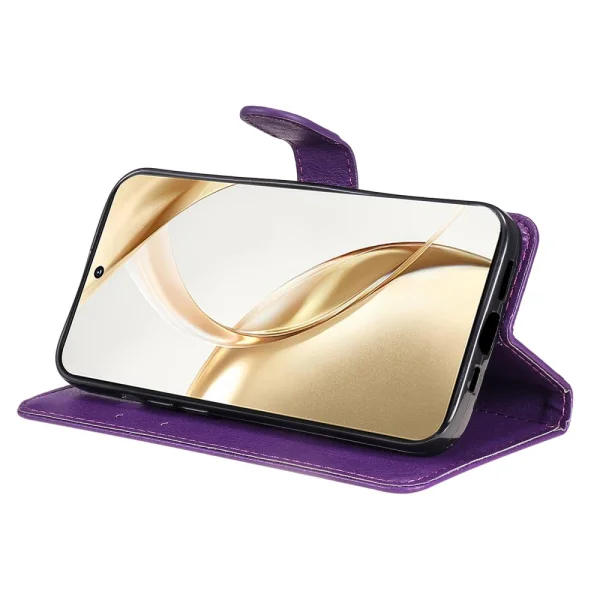 Калъф тефтер Leather Series 2 за Honor 200 5G, Лилав 3