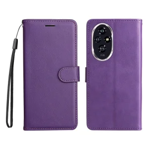 Калъф тефтер Leather Series 2 за Honor 200 5G, Лилав
