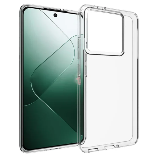 Silicone Case for Xiaomi 14T Pro, Transparent 1