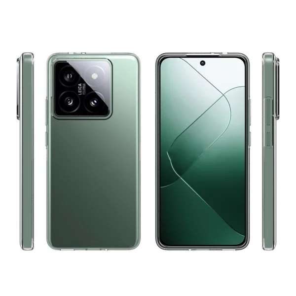 Silicone Case for Xiaomi 14T Pro, Transparent 5