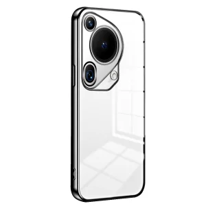 Силиконов калъф Electroplating за Huawei Pura 70 Ultra, Черен