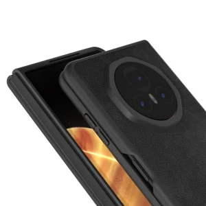Shockproof case Cowhide Texture for Honor Magic V3 5G, Black 4