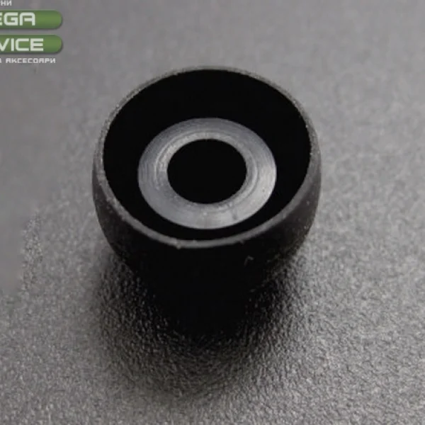 3бр. СИЛИКОНЕНИ ТАПИЧКИ ЗА СЛУШАЛКИ S,M,L - Black 4