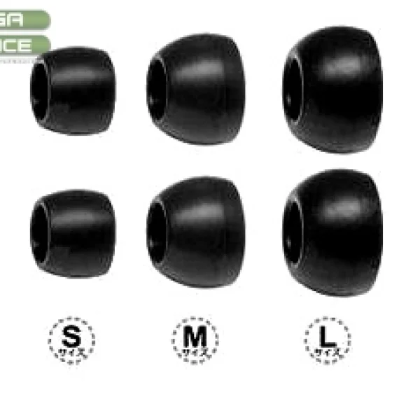3бр. СИЛИКОНЕНИ ТАПИЧКИ ЗА СЛУШАЛКИ S,M,L - Black 1